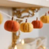 Felt Fall Pumpkin Garlands